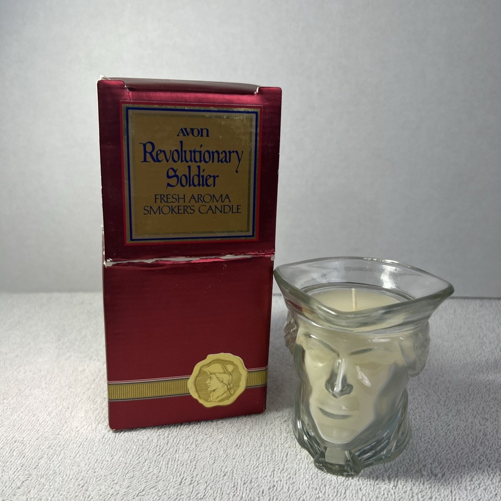 Vintage Avon - FIRST PIONEER SMOKER'S CANDLE, Vintage, ORIGINAL BOX! New